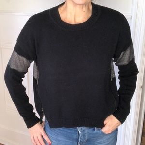 Kenneth Cole sweater in black with silver detail